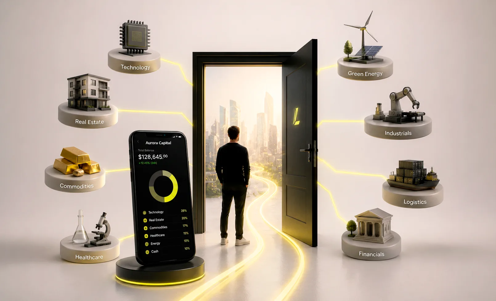 Aurora Capital — access to all economic sectors on one platform